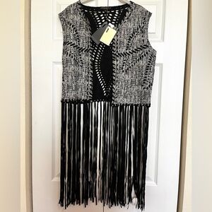 Alberto Makali NWT fringe vest